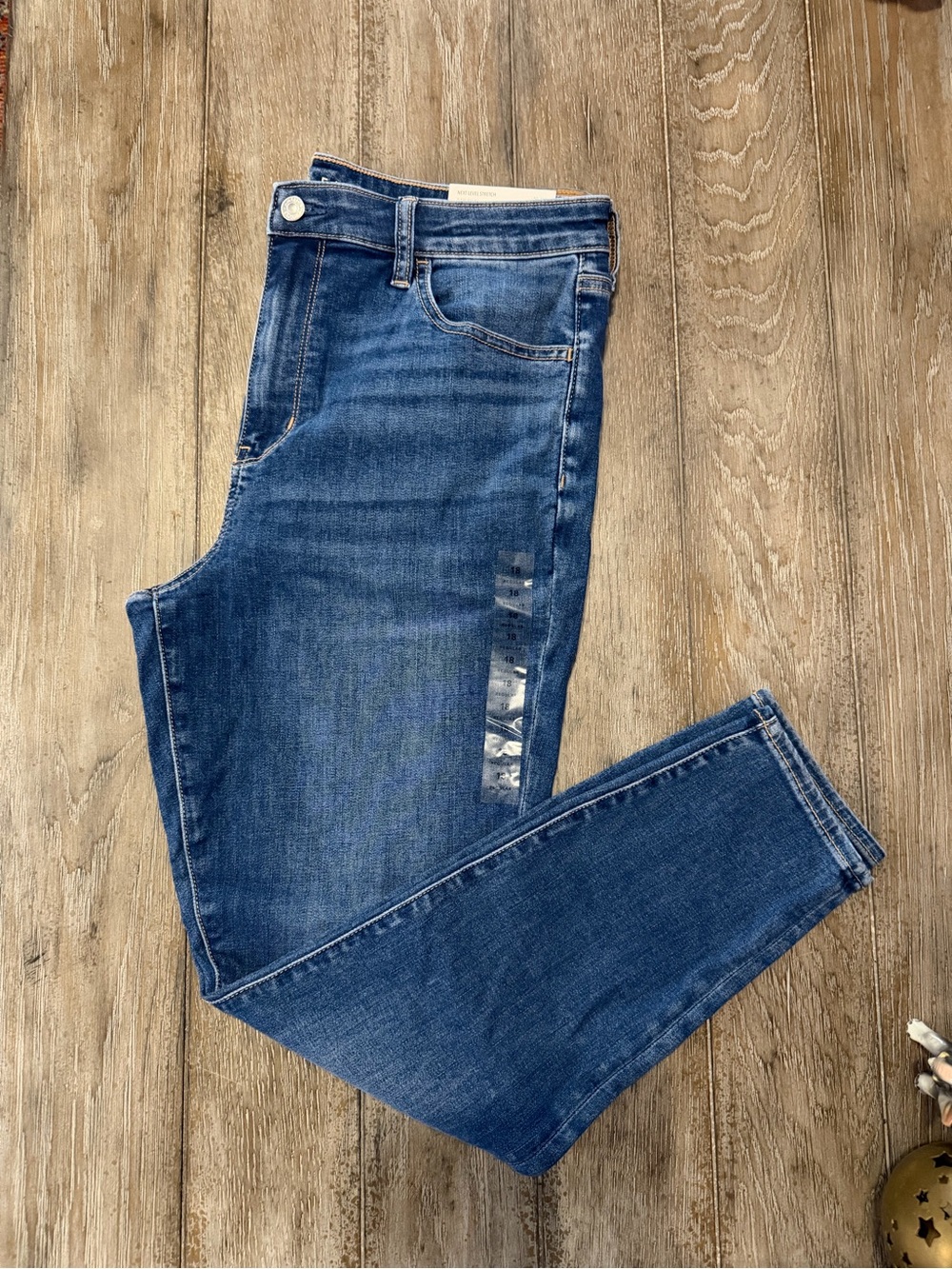 American Eagle Outfitters Straight Leg Jeans - Dark Blue Wash